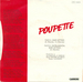 Le verso de la pochette&nbsp;: (Poupette - Baby-sitting)
