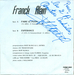 Le verso de la pochette&nbsp;: (Franck Alain - Faire le plein)
