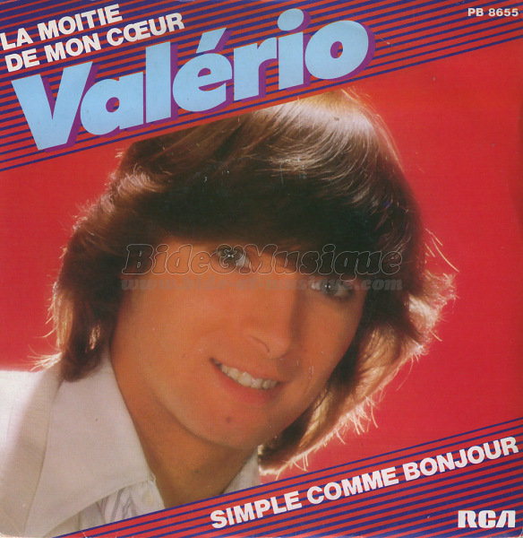 Valerio - moitié de mon coeur, La