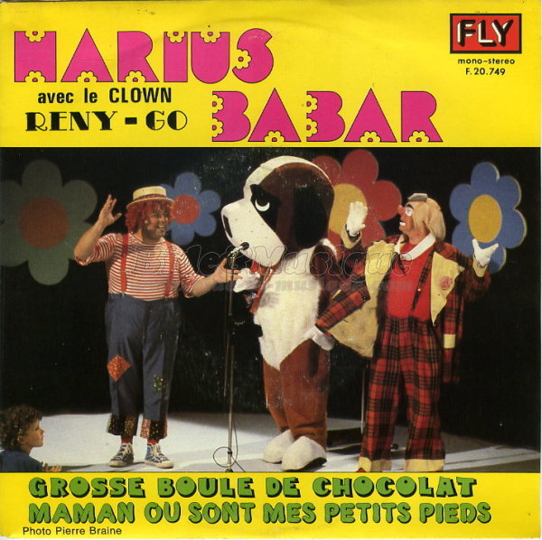 Marius Babar avec le clown Reny-Go - Joyeuses Pâques sur B&M