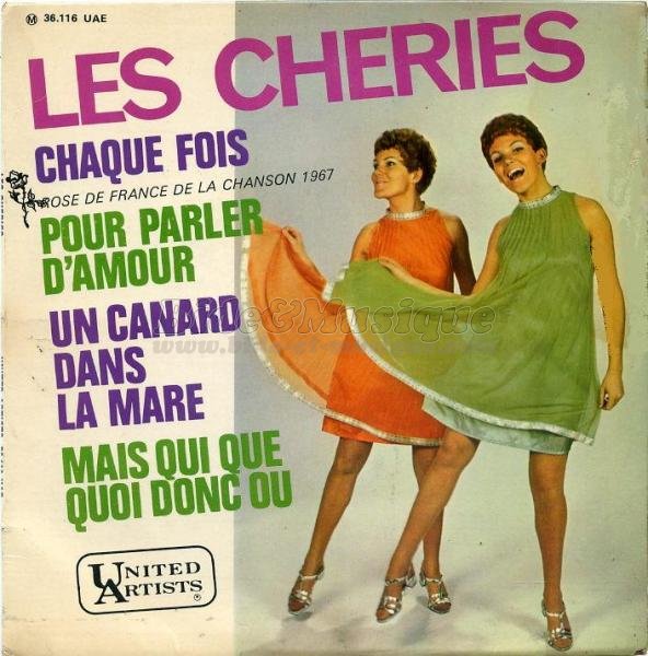 Les Chéries - Un canard dans la mare