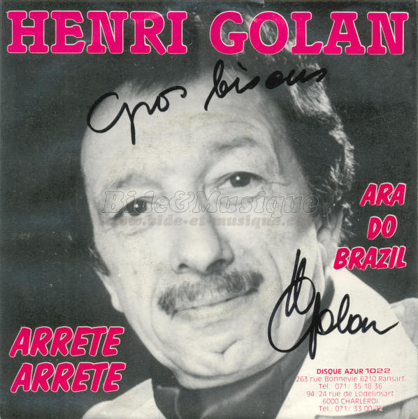 Henri Golan - Arrête arrête