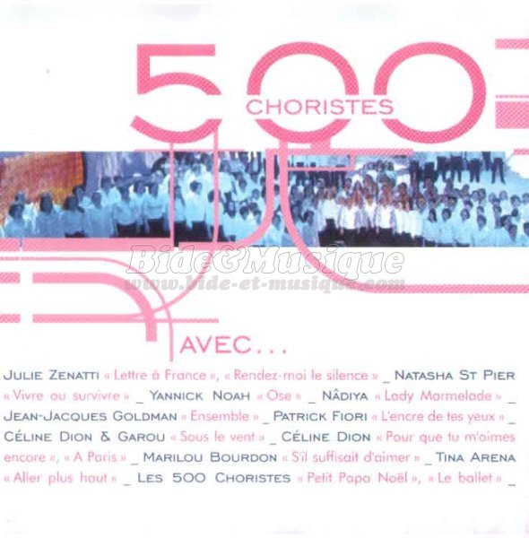 500 Choristes avec&hellip; - Petit Papa Noël