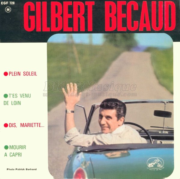 Gilbert Bécaud - T'es venu de loin