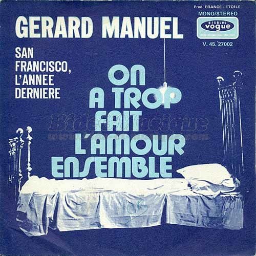 Gérard Manuel - Mélodisque