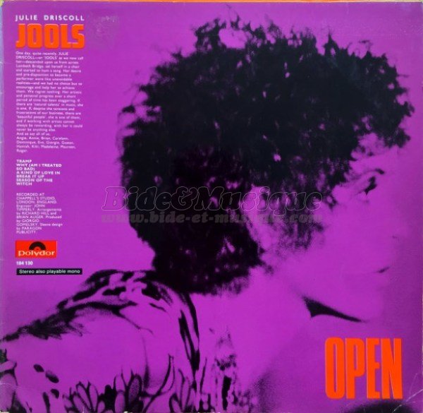 Julie Driscoll, Brian Auger and the Trinity - Hallo'Bide (chansons épouvantables)