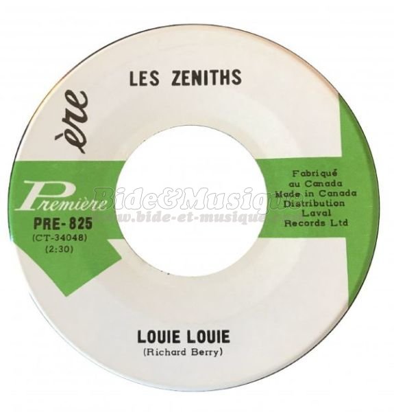 Les Zéniths - Louie Louie