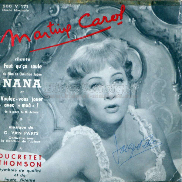 Martine Carol - Faut qu'ça saute