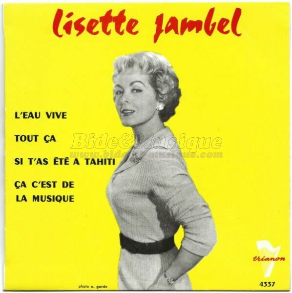 Lisette Jambel - Tout ça