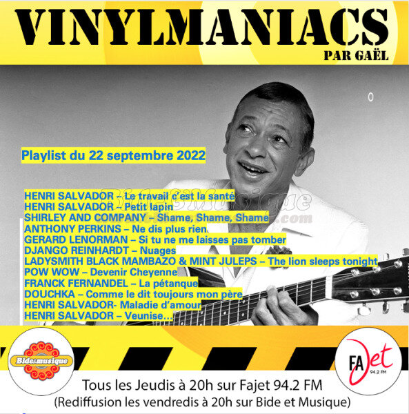 Vinylmaniacs - Emission n°227 (22 septembre 2022)