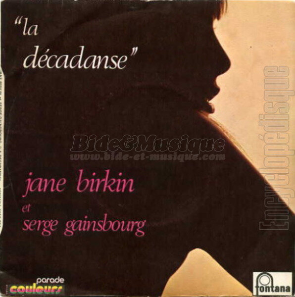 Jane Birkin et Serge Gainsbourg - La Décadanse