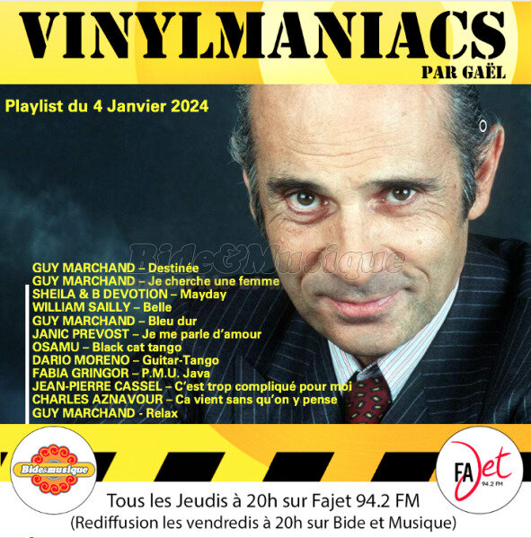 Vinylmaniacs - Emission n°287 (4 janvier 2024)