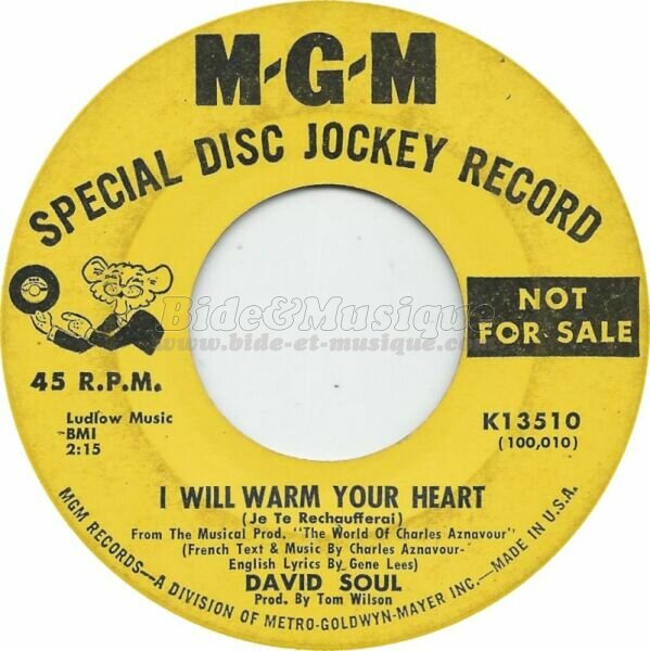 David Soul - Acteurs chanteurs, Les