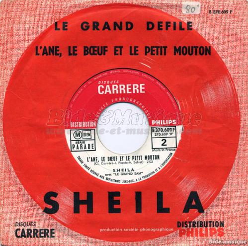Sheila - âne, le boeuf et le petit mouton, L'
