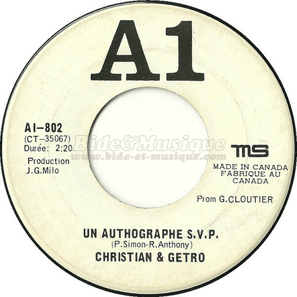 Christian et Getro - Chez les yé-yé