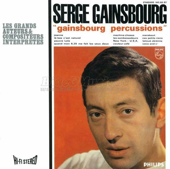 Serge Gainsbourg - B&M chante votre prénom