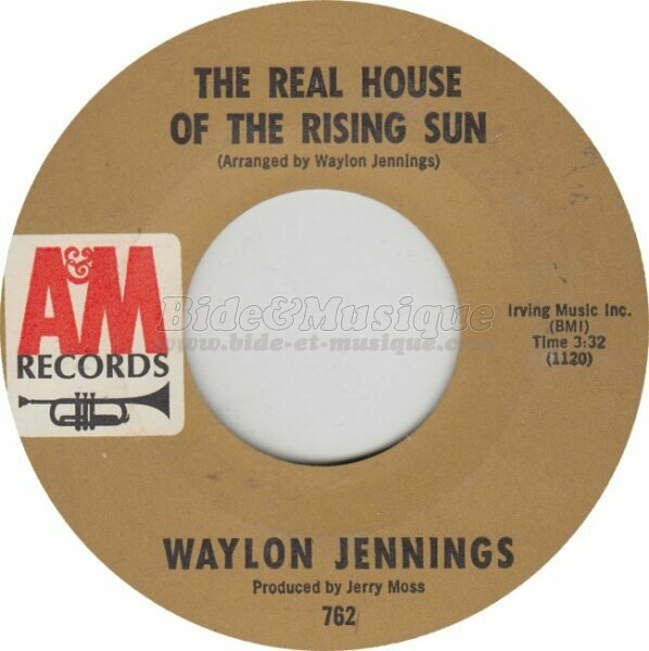 Waylon Jennings - The real house of the rising sun