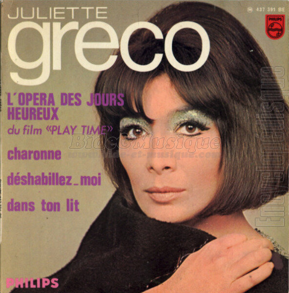 Juliette Gréco - journal du hard de Bide, Le