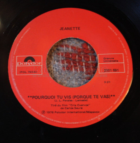 Jeanette - B.O.F. : Bides Originaux de Films