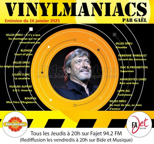 Vinylmaniacs - Emission n°332 (16 janvier 2025)