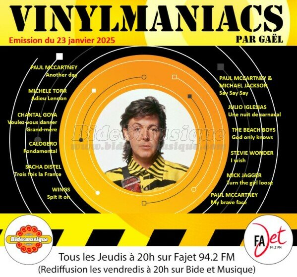 Vinylmaniacs - Emissions : Vinylmaniacs (rediffusion)