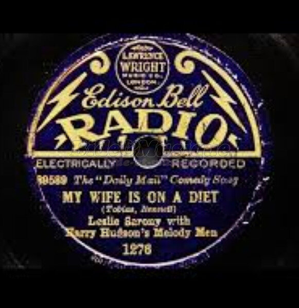 Leslie Sarony - My wife is on a diet