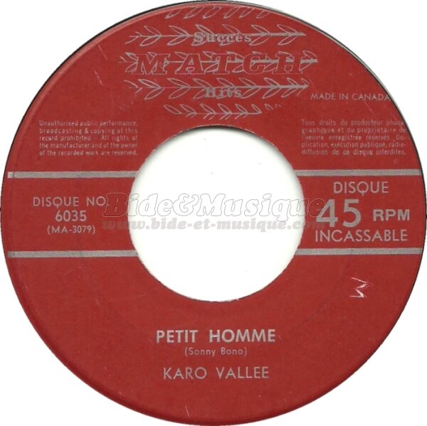 Karo Vallée - Vive le Québec Bide !