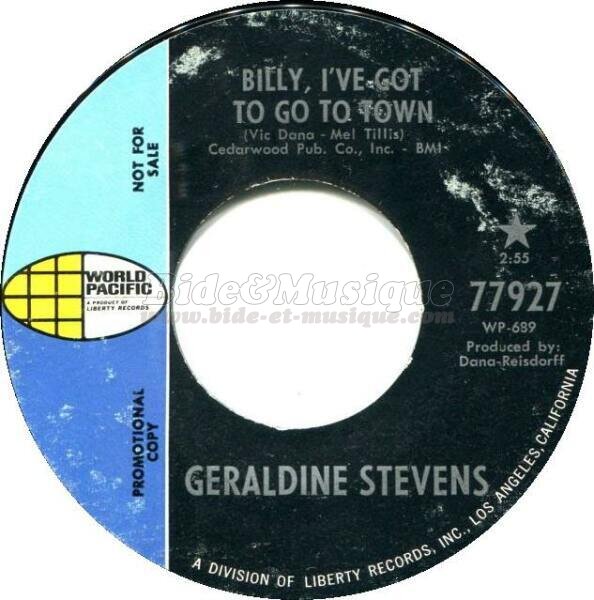 Geraldine Stevens - Sixties