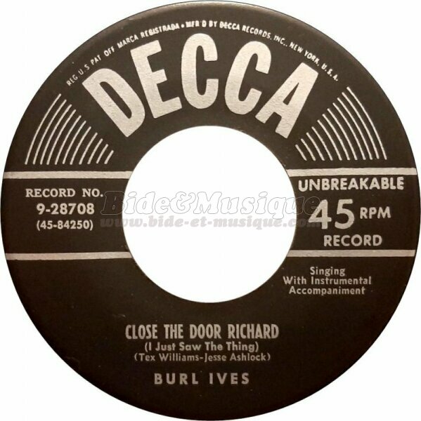 Burl Ives - Années cinquante