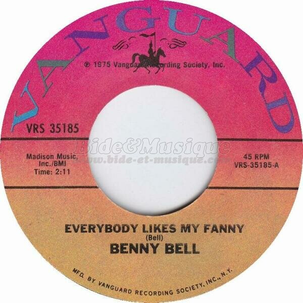 Benny Bell - Everybody likes my Fanny