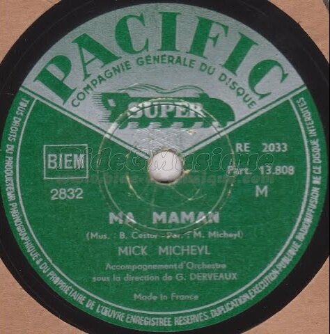 Mick Micheyl - Années cinquante