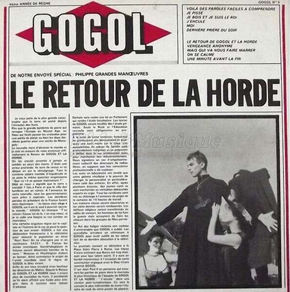 Gogol 1er et La Horde - Apérobide, L'