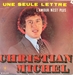 Pochette de Christian Michel - Une seule lettre