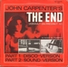 Pochette de John Carpenter - The End (Disco Version)